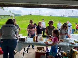 Fishing Derby 2023 AHCL members serve refreshments